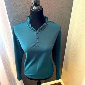 Turquoise Ann Taylor work blouse.  Only worn a couple times.